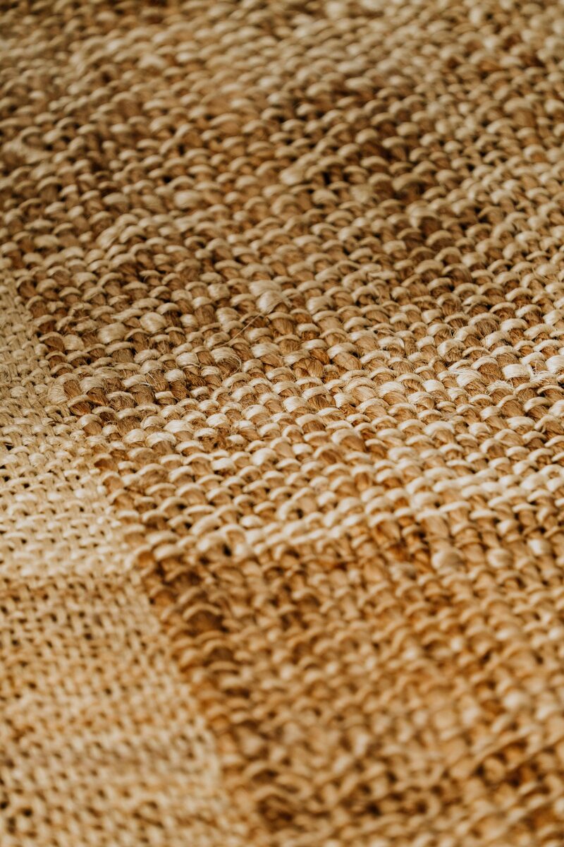Jute matting weave detail